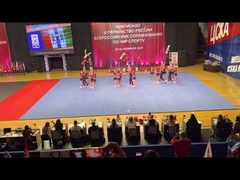 Видео: ПР 2021 Чирлидинг Группа Смешанная Юниоры Высота