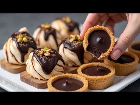 Видео: 4 гениальных десерта за 5 минут — без выпечки, без муки, только наслаждение! 🍰✨