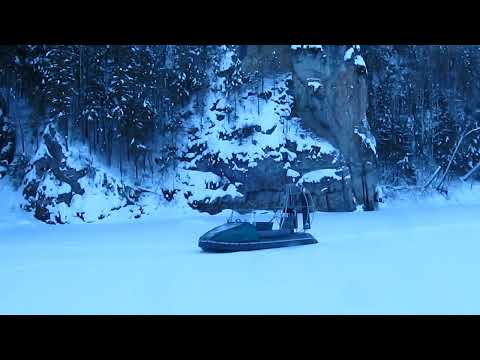 Видео: НА АЭРОЛОДКЕ ЗИМОЙ ПО ЧУСОВОЙ