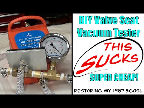 Видео: Самодельный вакуумный тестер седла клапана — дёшево!