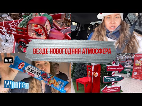 Видео: Новогодние атрибуты / Купили гирлянду Роса / Обзор Азиатской еды