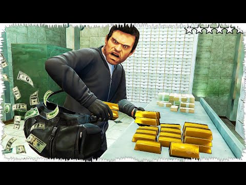 Видео: Тревор сұмдық Банк тонады (GTA V)