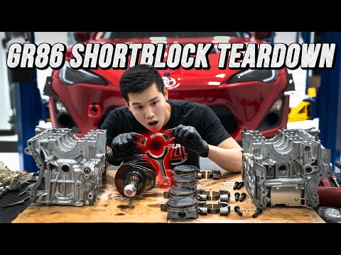 Видео: Разборка шортблока FA24 | Перегоревший двигатель GR86 2022 года