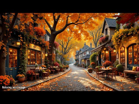 Видео: Осенний утренний джаз в тихом горном городке 🍂 Уютное кафе с расслабляющим джазом для учёбы и отдыха