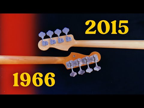 Видео: VINTAGE против MODERN P-Bass: сравнение Precision Bass 1966 и 2015 годов
