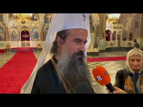 Видео: Репортаж по повод водосвета и връщането на паметните плочи от входа на ПКСХП "Св. Александър Невски"