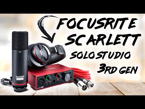 Видео: FOCUSRITE Scarlett Solo Studio 3rd Gen | Распаковка | Обзор | Демонстрация