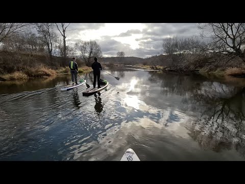 Видео: Ноябрьский сплав по реке Истра