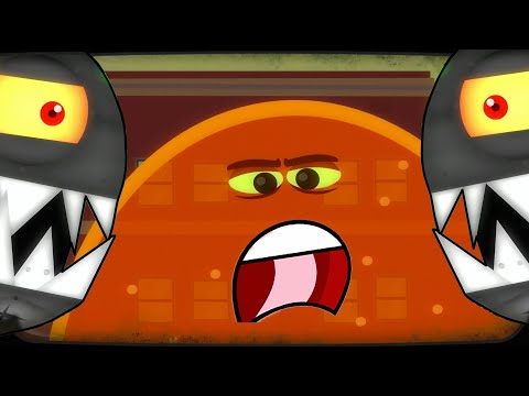 Видео: Суровый ЛИЗУН ГЛАЗАСТИК против БОССА роботов! Игра Tales from Space About a Blob с ПАПУЛЕЙ