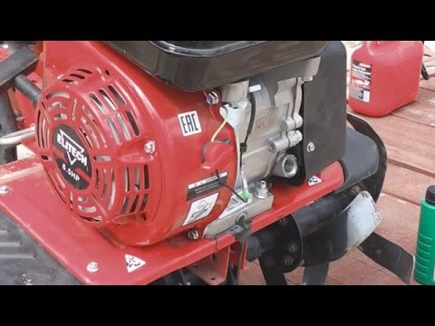 Видео: Культиватор ELITECH КБ 60Н - техническое обслуживание и замена масла.