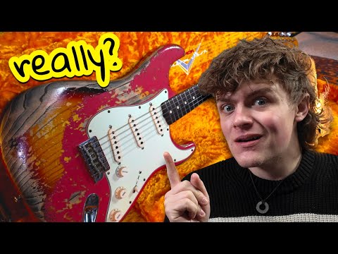 Видео: Лучшая по соотношению цены и качества гитара Fender Custom Shop Stratocaster? (Сверхтяжелая релик...