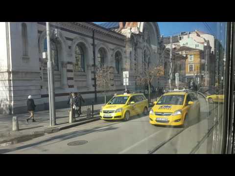 Видео: Трамвай София- Линия 4 с трамвай модел T6M-700 Част 2 | Sofia Tram- Line 4- Part 2