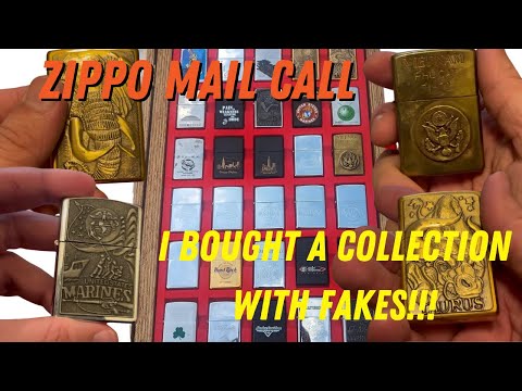 Видео: Почтовый звонок: Небольшая коллекция ПОДДЕЛЬНЫХ Zippo?!!!