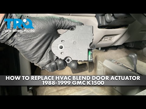 Видео: Как заменить привод заслонки смесителя HVAC на GMC K1500 1988-1999 гг.