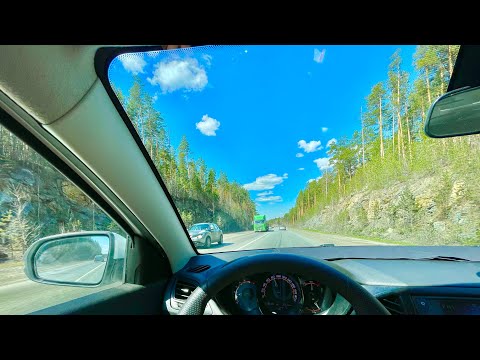 Видео: Едем с Отцом из Пласта через Южноуральск домой. Город порадовал!