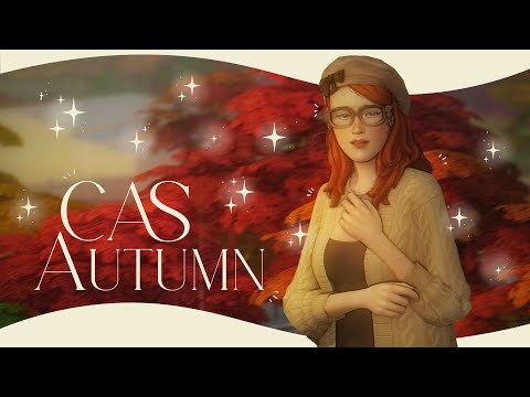 Видео: хуманизация осени🍂| CAS - The Sims 4.