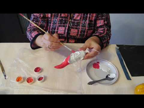 Видео: Превращаем вату в керамику. Мастер класс. Перец.