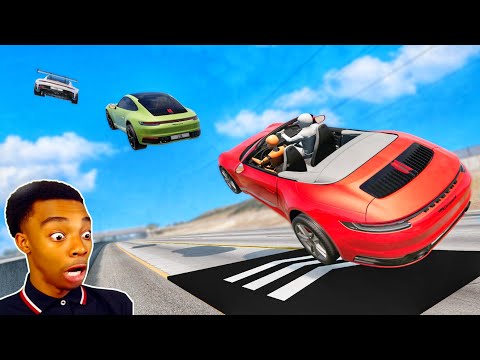 Видео: Смешные моменты Porsche 911 🤣 #2 - [BeamNG.Drive]