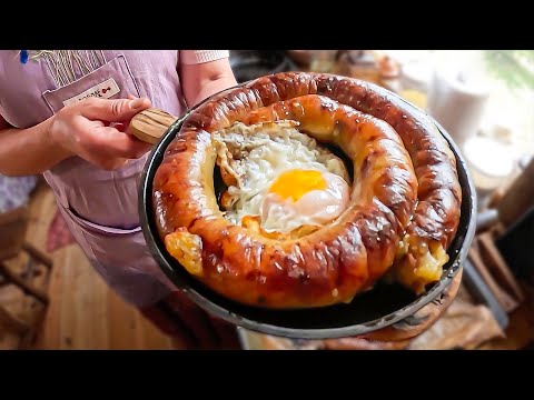 Видео: Вкуснейшая колбаса из картофеля в печи по-белорусски