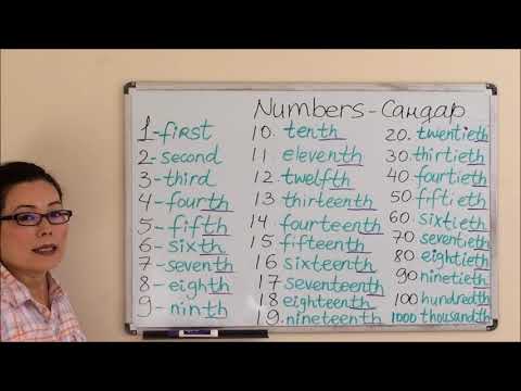 Видео: Англис Тил Эжеке 32 - Сандар - Биринчи, Экинчи, Учунчу