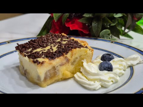 Видео: САМЫЙ ВКУСНЫЙ БАНАНОВЫЙ ПИРОГ ИЗ ПЕСОЧНОГО ТЕСТА С ЗАЛИВКОЙ ЗА 30 МИНУТ