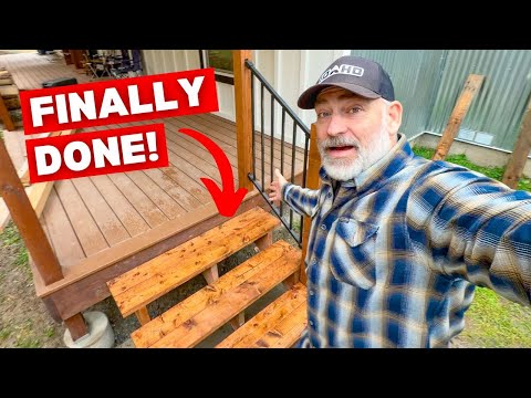 Видео: Последний рывок к завершению строительства нашего крыльца без электросети