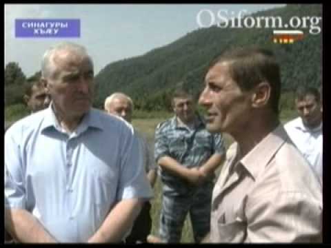 Видео: Президент Южной Осетии в  Карзман и Синагур