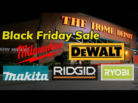 Видео: Чёрная пятница в Home Depot | Самые топовые акции на Milwaukee Dewalt Makita Ridgid Ryobi