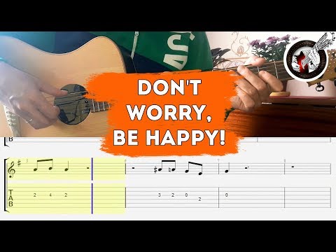 Видео: Don't worry, be happy на гитаре | Урок на бум-чик