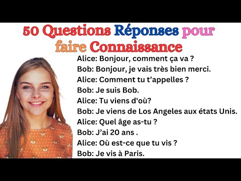 Видео: 50 Вопросов и Ответов для Знакомства на Французском