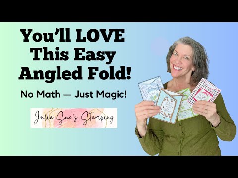 Видео: Открытка-разворот с углом — без математики и идеальные разрезы