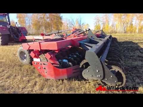Видео: Работа дискатора "Дискант-Мега 8" от Willock Farm по влажной почве. Сибирская осень 2024