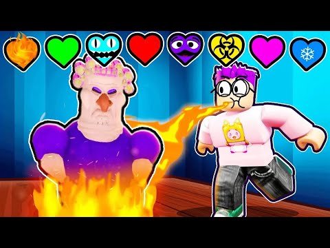 Видео: СБЕГИ ОТ СЕРДИТОЙ БАБУШКИ В ROBLOX, НО С КАСТОМНЫМИ СЕРДЦАМИ!? (ОББИ)