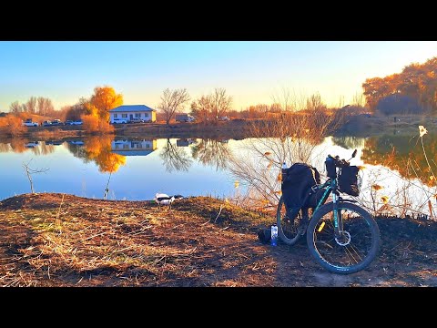 Видео: Велопоход на платный форелевый водоём Талдыкоргана. #велопоход #форель #рыбалка #Талдыкорган 