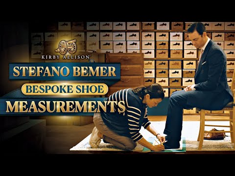 Видео: Индивидуальные измерения, сделанные в студии Stefano Bemer во Флоренции | Грандиозный тур Кирби п...