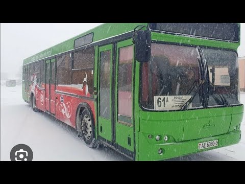 Видео: Автобус номер 71 Ул. Туровская Мкр-н Южный г. Гомель.