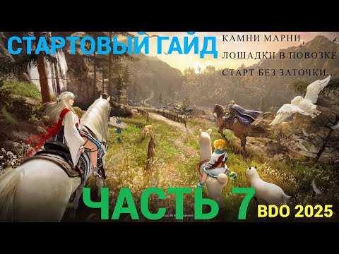 Видео: Стартовый гайд для новичков и вернувшихся в Black Desert Online на 2025й год! Часть 7 !