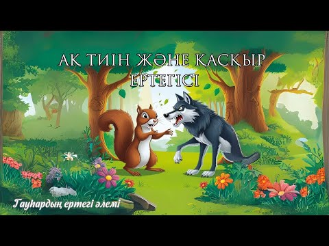 Видео: Ақ тиін және қасқыр ертегісі - Гауһардың Ертегі Әлемі-