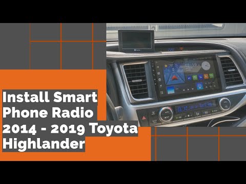 Видео: Обновите радиоприемник Toyota Highlander 2014–2019 годов выпуска