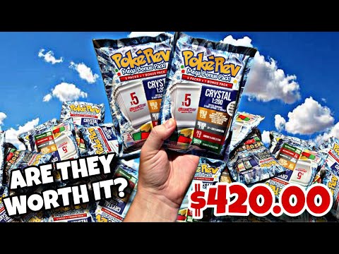 Видео: Открытие набора PokeRev Mystery Pack за 420 долларов! Стоят ли они того??? #покемон #реакция #fyp...