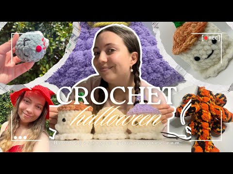 Видео: Вяжу крючком только плюшевые игрушки и вещи на тему Хэллоуина! (Подготовка к рынку, челлендж по в...