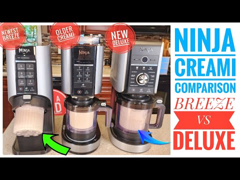 Видео: Сравнение морожениц Ninja CREAMi New Breeze и Deluxe - МНЕ НРАВЯТСЯ ВСЕ 3!!!
