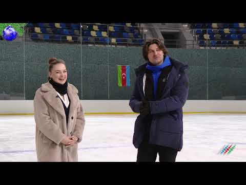 Видео: Зачем русский фигурист переехал в Азербайджан. Эксклюзивное интервью с ледовой арены в Баку