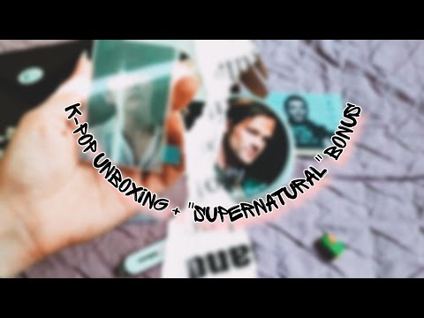 Видео: bts pc unboxing; some unexpected supernatural merch 🖤 / картон и «сверхъестественное»: распаковка🖇️