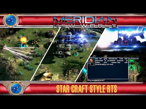 Видео: ☪ Meridian New World ❂ стратежка типа StarCraft style RTS ☪37❂RU★EN☪ Первый взгляд ★ Let`s try