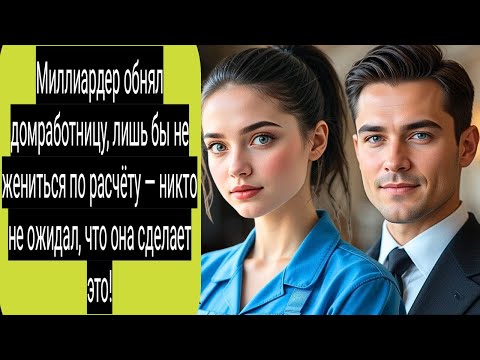 Видео: Миллиардер обнял домработницу, лишь бы не жениться по расчёту — никто не ожидал, что она сделает это