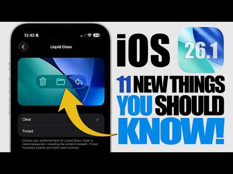Видео: iOS 26.1 — 11 изменений, которые действительно важны!