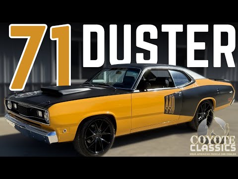 Видео: Plymouth Duster 1971 года выпуска продаётся за 49 995 долларов в Coyote Classics