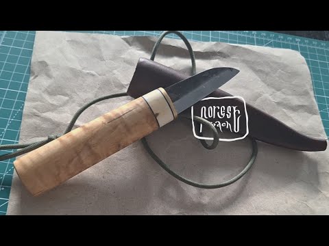 Видео: ИЗГОТОВЛЕНИЕ НОЖА В СКАНДИНАВСКОМ СТИЛЕ! ИТОГИ РОЗИГРЫША!