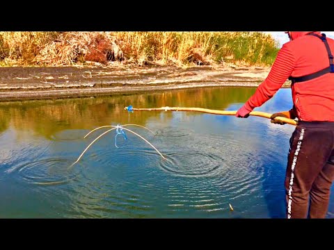 Видео: Рыбалка на ПАУК. Ловля на ПОДЪЁМНИК
